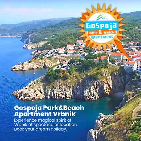 Gospoja Park & Beach Apartment Vrbnik Kültér fotó